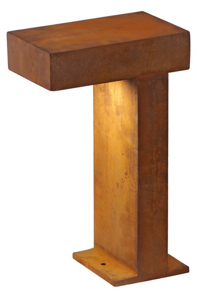 SLV 230090 Rusty Pathlight, venkovní svítidlo, 1x9W úsporné, patina rzi, IP44, 40cm