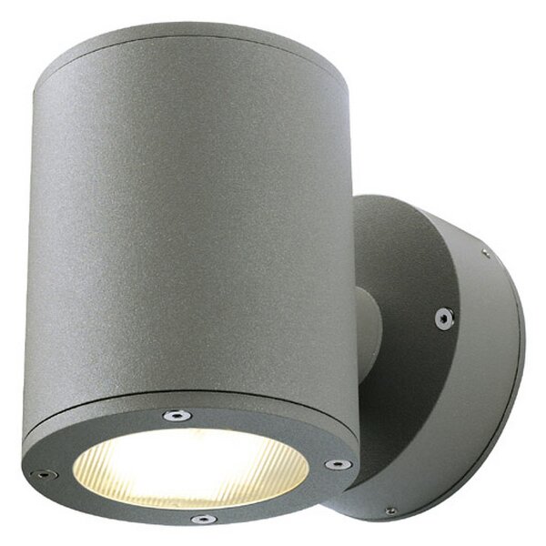 SLV 230365 Sitra, antracitové nástěnné venkovní svítidlo se svícením nahoru/dolu, 2x9W, výška 15,5cm, IP44
