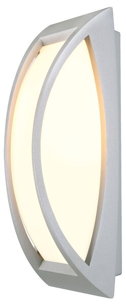 SLV 230444 Meridian II, nástěnné venkovní svítidlo, 1x60W, stříbrnošedá, 38cm, IP54