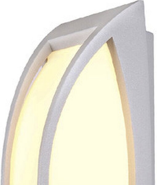 SLV 230444 Meridian II, nástěnné venkovní svítidlo, 1x60W, stříbrnošedá, 38cm, IP54