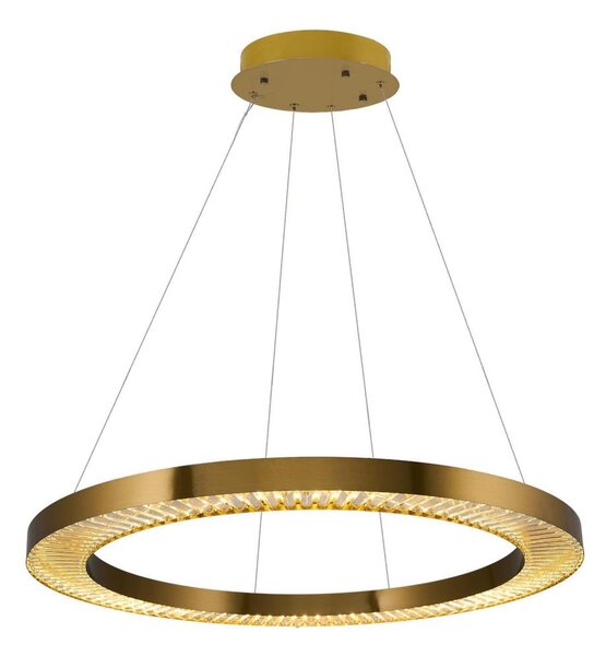 LED Lustr na lanku JESI LED/90W/230V 3000K pr. 100 cm bronzová