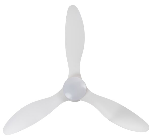 Stropní ventilátor se světlem VEMBAR s dálkovým ovládáním LED Bílá