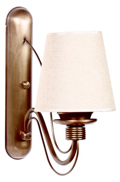 Nástěnná lampa CLASSIC 1xE27/40W/230V bronzová/béžová