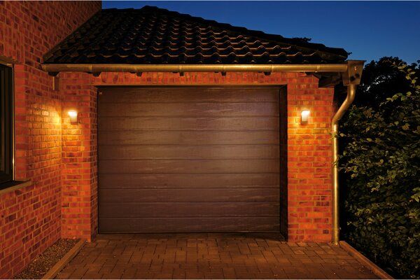 SLV 232905 Ordi, nástěnné venkovní svítidlo, 9W LED, 3000K, antracit, výška 16,5cm, IP44