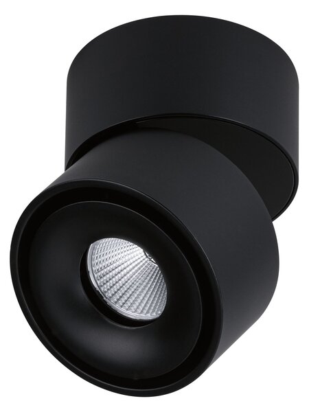 Paulmann 93371 Spircle, černé stropní bodové svítidlo, 8W LED 3000K, výška 8,3cm