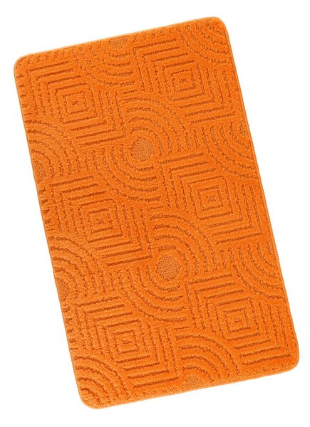 Bellatex BANY koupelnová předložka Bludiště oranžová - 60x100 cm