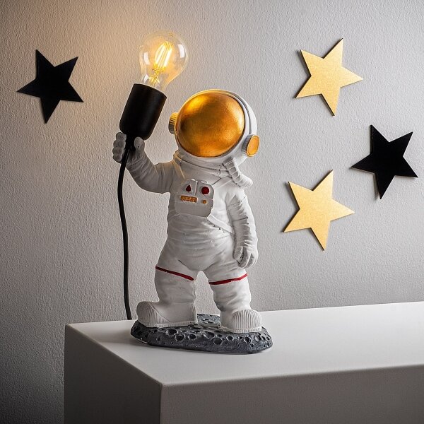 Dětská lampička ASTRONAUT 1xE27/40W/230V měděná/bílá