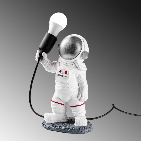 Dětská lampička ASTRONAUT 1xE27/40W/230V stříbrná/bílá
