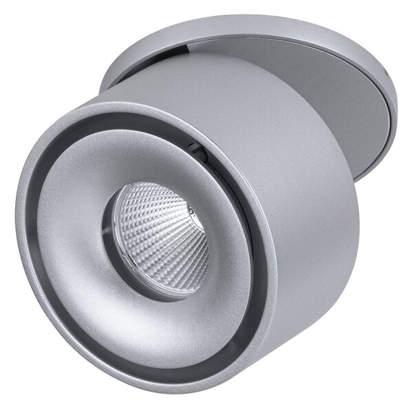 Paulmann 93374 Spircle, matně chromová zápustná bodovka, 8W LED 3000K, prům. 7,8cm