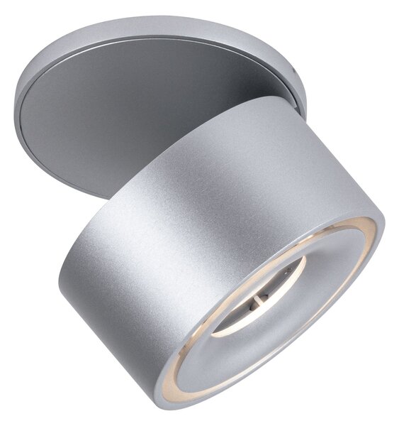 Paulmann 93374 Spircle, matně chromová zápustná bodovka, 8W LED 3000K, prům. 7,8cm