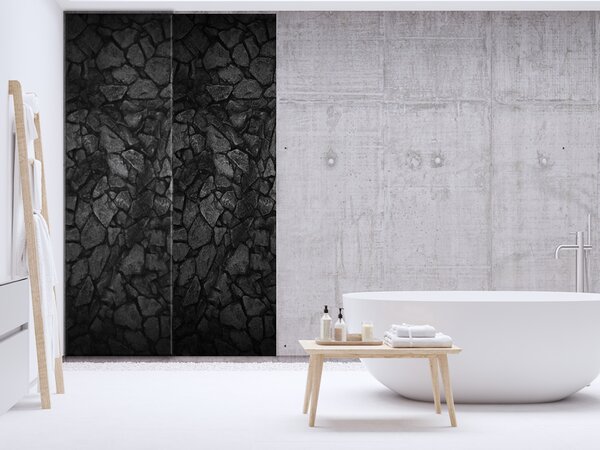 Sklo do kuchyně textura stará skalní stěna - 30 x 60 cm