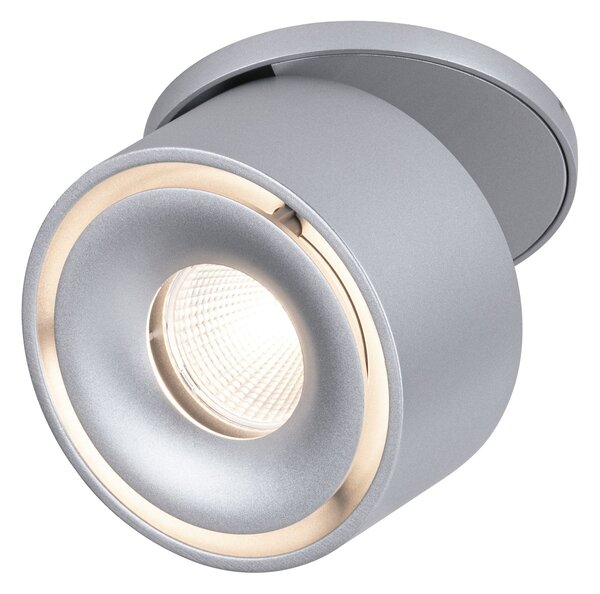 Paulmann 93374 Spircle, matně chromová zápustná bodovka, 8W LED 3000K, prům. 7,8cm
