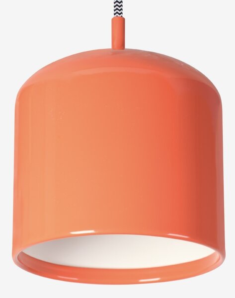 Lucis ZK.11.J2.02 Juno, závěsné svítidlo 1×100W E27 lososová/bílá, průměr 28cm