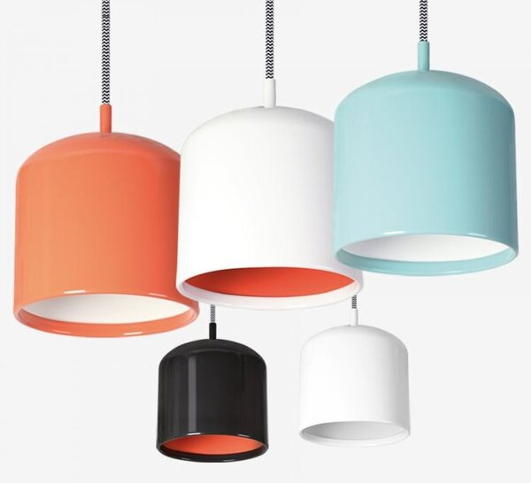 Lucis ZK.11.J2.05 Juno, závěsné svítidlo 1×100W E27 žlutá/bílá, průměr 28cm