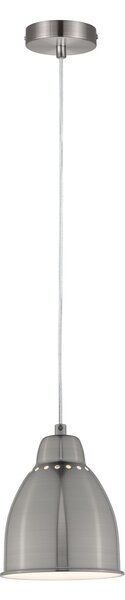 Paulmann 79765 Neordic Hilla, závěsné svítidlo k podpoře růstu rostlin 1xE27, kartáčovaná ocel, průměr 14,5cm