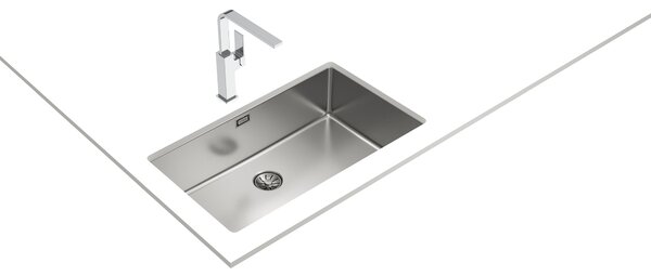 Teka Be Linea ocelový dřez se sifonem 75x44 cm 115000066