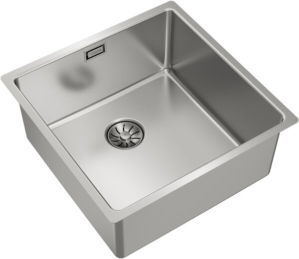 Teka Be Linea ocelový dřez se sifonem 44x44 cm 115000064