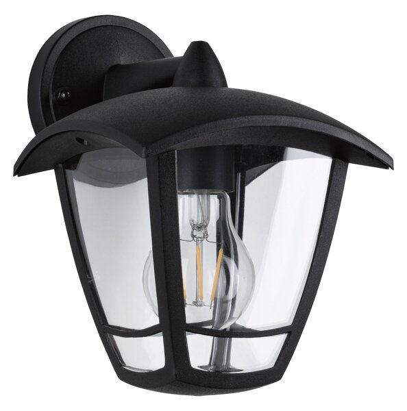 Paulmann 94392 Classic, venkovní nástěnné svítidlo 1xE27, černá, výška 22cm, IP44