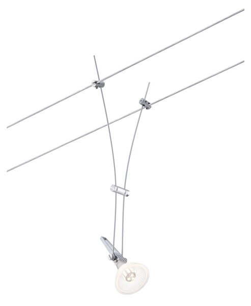 Paulmann 94487 Comet, chromový spot pro lankový systém, 1xGU5,3 max.50W