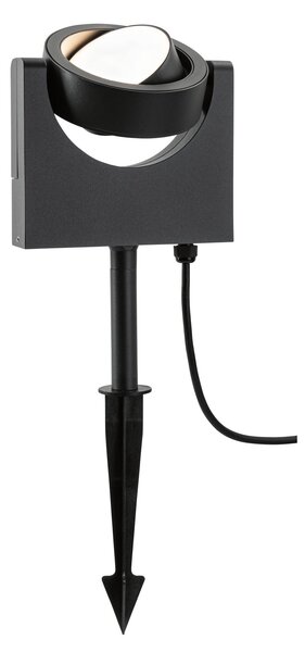 Paulmann 94408 Swivea, venkovní reflektor otočný 360°, LED 8W 3000K, tmavě šedá, IP44