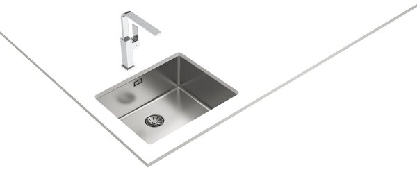 Teka Be Linea ocelový dřez se sifonem 54x44 cm 115000065