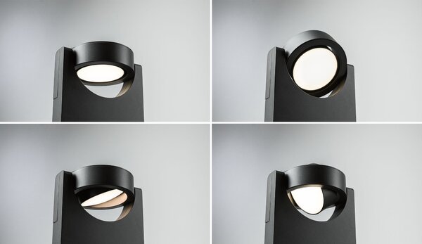Paulmann 94408 Swivea, venkovní reflektor otočný 360°, LED 8W 3000K, tmavě šedá, IP44