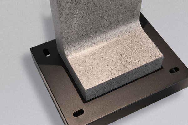 Paulmann 94502 Concrea, betonové venkovní sloupkové svítidlo LED 6,8W 3 000K, výška 62cm, IP65