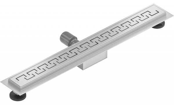Mexen Flat nerezový sprchový žlab 50 cm vzor M15, 1024050-15
