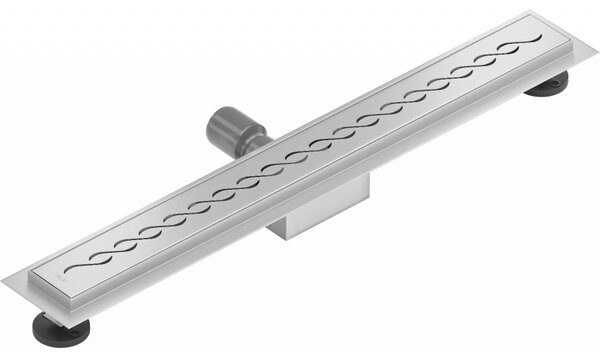 Mexen Flat nerezový sprchový žlab 50 cm vzor M18, 1023050-15