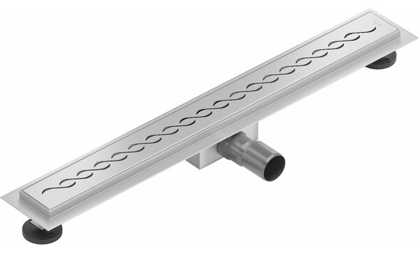 Mexen Flat nerezový sprchový žlab 50 cm vzor M18, 1023050-15