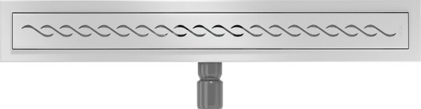 Mexen Flat nerezový sprchový žlab 50 cm vzor M18, 1023050-15