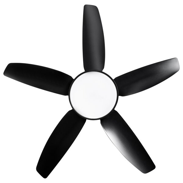 Stropní ventilátor se světlem LOUVET s dálkovým ovládáním LED Černá