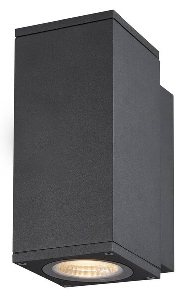 SLV 1003416 Enola Square S, venkovní nástěnné svítidlo LED 6W 3000/4000K, antracit, výška 16cm, IP65