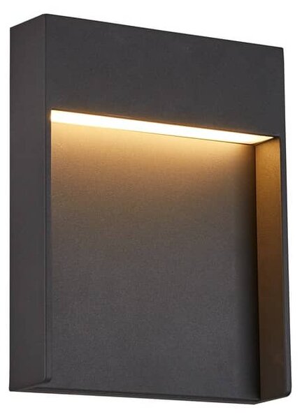 SLV 1002952 Flatt, venkovní nástěnné svítidlo, LED 14W 3000/4000K, antracit, rozměr 18x23cm, IP65