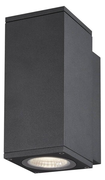 SLV 1003416 Enola Square S, venkovní nástěnné svítidlo LED 6W 3000/4000K, antracit, výška 16cm, IP65