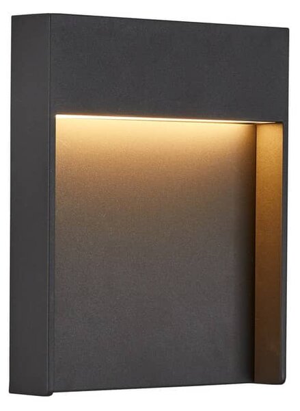 SLV 1002952 Flatt, venkovní nástěnné svítidlo, LED 14W 3000/4000K, antracit, rozměr 18x23cm, IP65
