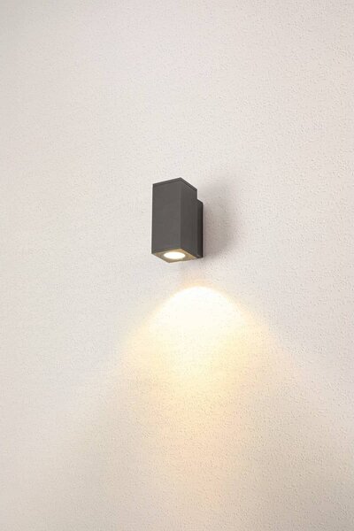 SLV 1003416 Enola Square S, venkovní nástěnné svítidlo LED 6W 3000/4000K, antracit, výška 16cm, IP65