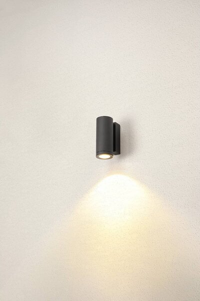 SLV 1003422 Enola Round S, venkovní nástěnné svítidlo LED 6W 3000/4000K, antracit, výška 16cm, IP65