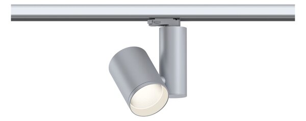 Paulmann 91340 ProRail3 Zeuz, stříbrný reflektor, 33W LED 3000K 60° stmívatelný, výška 24,1cm