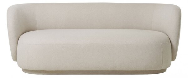 Pohovka Mykonos, 2,5místná, bouclé, písková, 185×86×72 cm – House Nordic