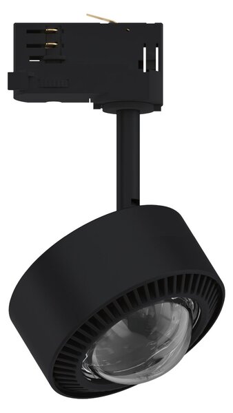 Paulmann 91390 ProRail3 Aldan, černý reflektor, 8,5W LED 3000K stmívatelný, průměr 9,8cm