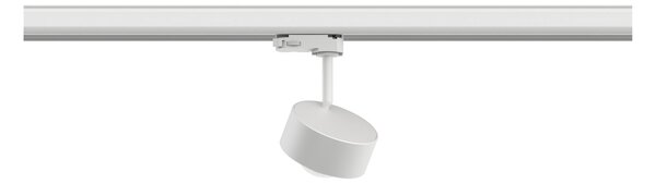 Paulmann 91389 ProRail3 Aldan, bílý reflektor, 8,5W LED 3000K stmívatelný, průměr 9,8cm