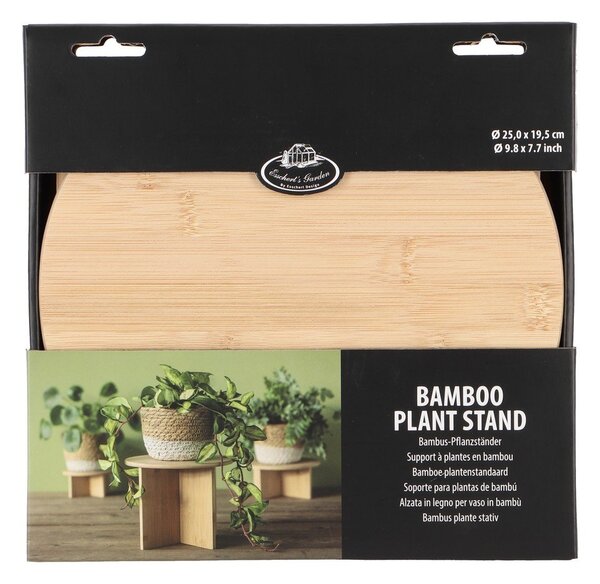 Bambusový stojan na květiny ø 25 cm (výška 19,5 cm) – Esschert Design