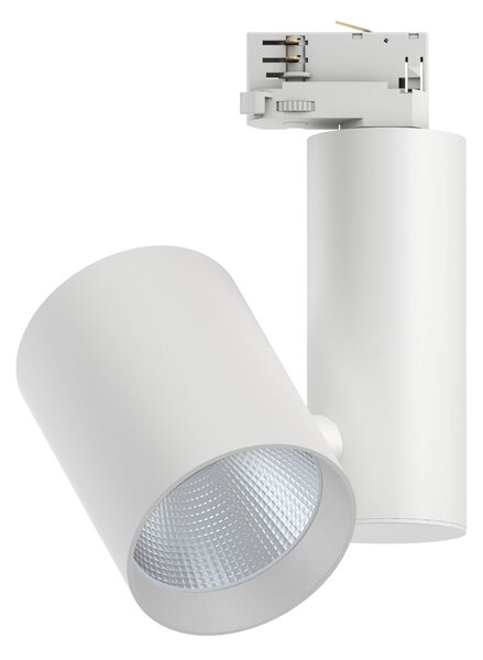 Paulmann 91341 ProRail3 Zeuz, bílý reflektor, 33W LED 3000K 60° stmívatelný, výška 24,1cm