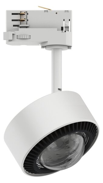 Paulmann 91389 ProRail3 Aldan, bílý reflektor, 8,5W LED 3000K stmívatelný, průměr 9,8cm