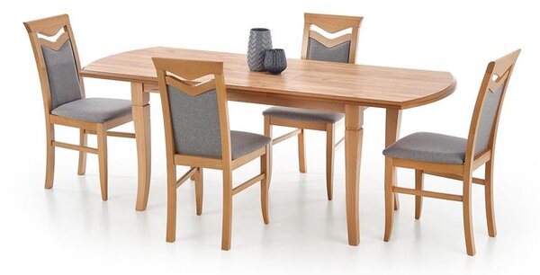 Rozkládací jídelní stůl 160-240 cm Fanny (dub craft) (pro 6 8 osob)