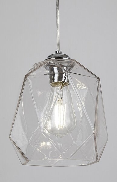Rabalux Shivani závěsné svítidlo 1x40 W chrom-průhledná 72012