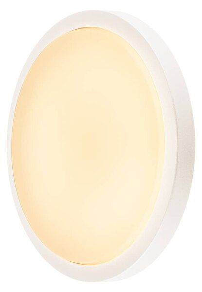 SLV 229971 Ainos, stropní kulaté svítidlo se senzorem, LED 22W 3000K, bílá, průměr 30cm, IP44