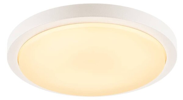 SLV 229971 Ainos, stropní kulaté svítidlo se senzorem, LED 22W 3000K, bílá, průměr 30cm, IP44