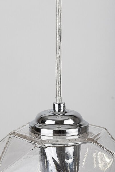 Rabalux Shivani závěsné svítidlo 1x40 W chrom-průhledná 72012